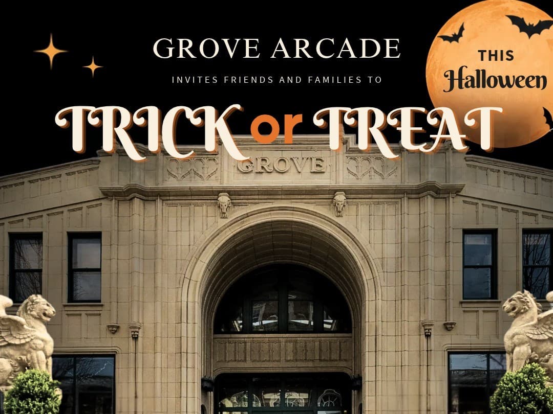 Trick or Treating at Grove Arcade
