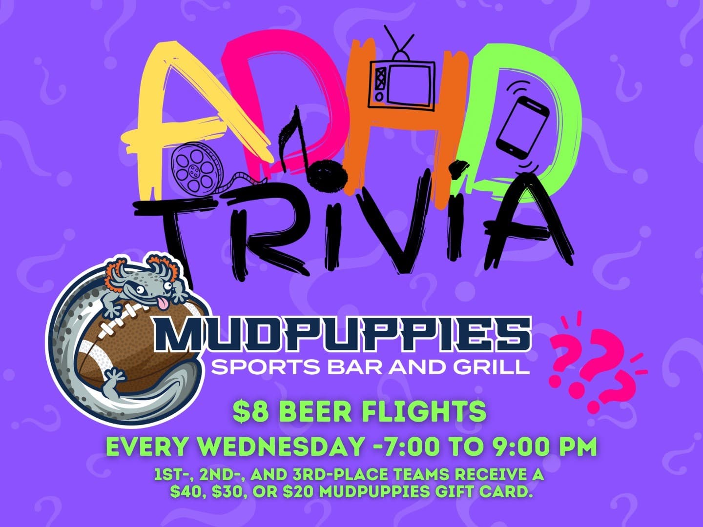 Trivia Night @ Mudpuppies Sports Bar and Grill