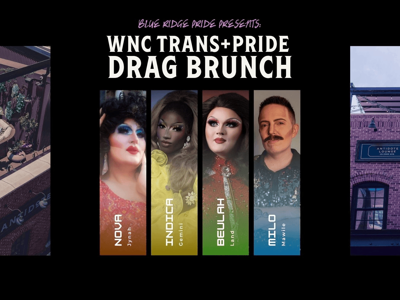 WNC Trans+Pride Drag Brunch at Antidote