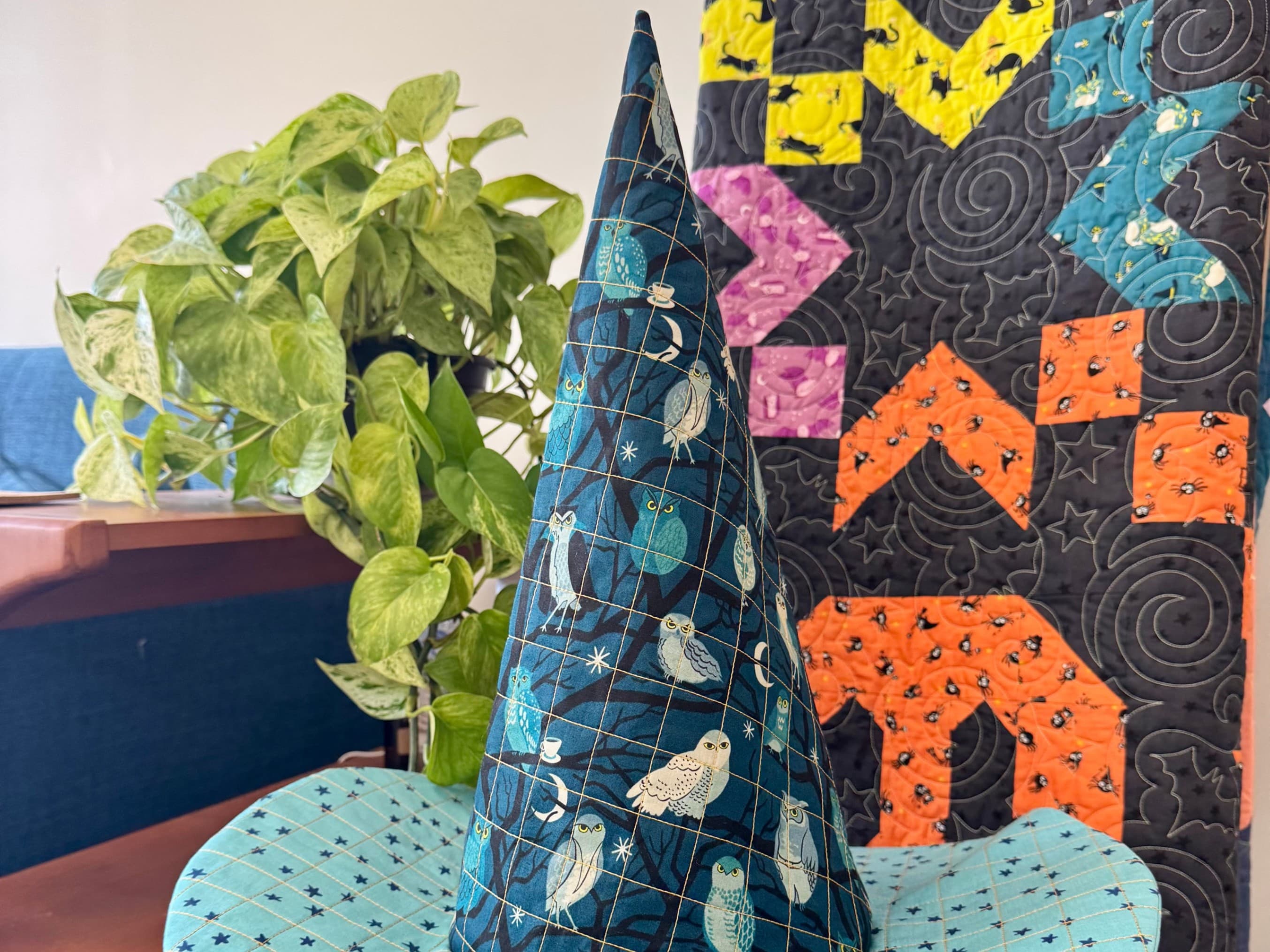 Quilted Witch's Hat Class at Blue Ridge Quilt Co in East Asheville!