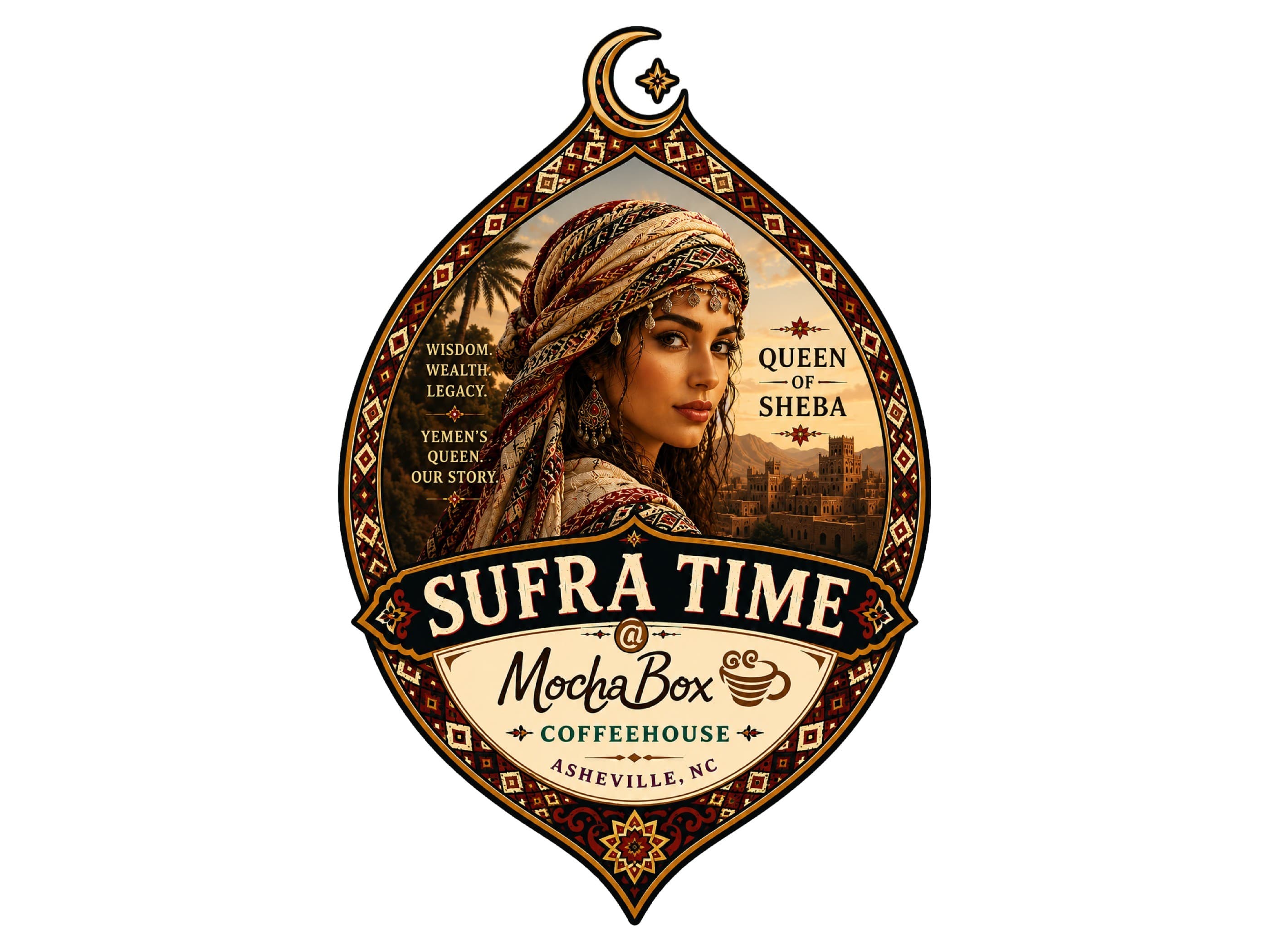 The Queen of Sheba - Sufra Time at Mocha Box Coffeehouse