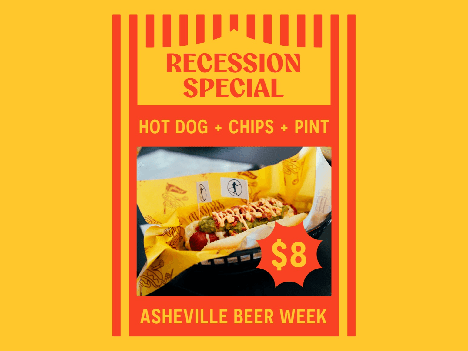 Recession Food & Beer Special - AVL Beer Week