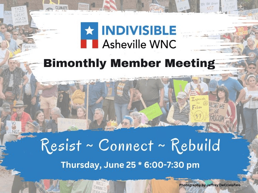 Indivisible AVL Bimonthly Member Meeting