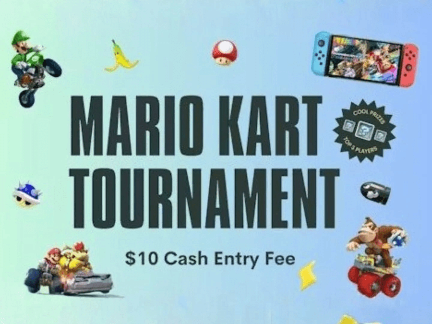 Mario Kart Tournament at The Mule