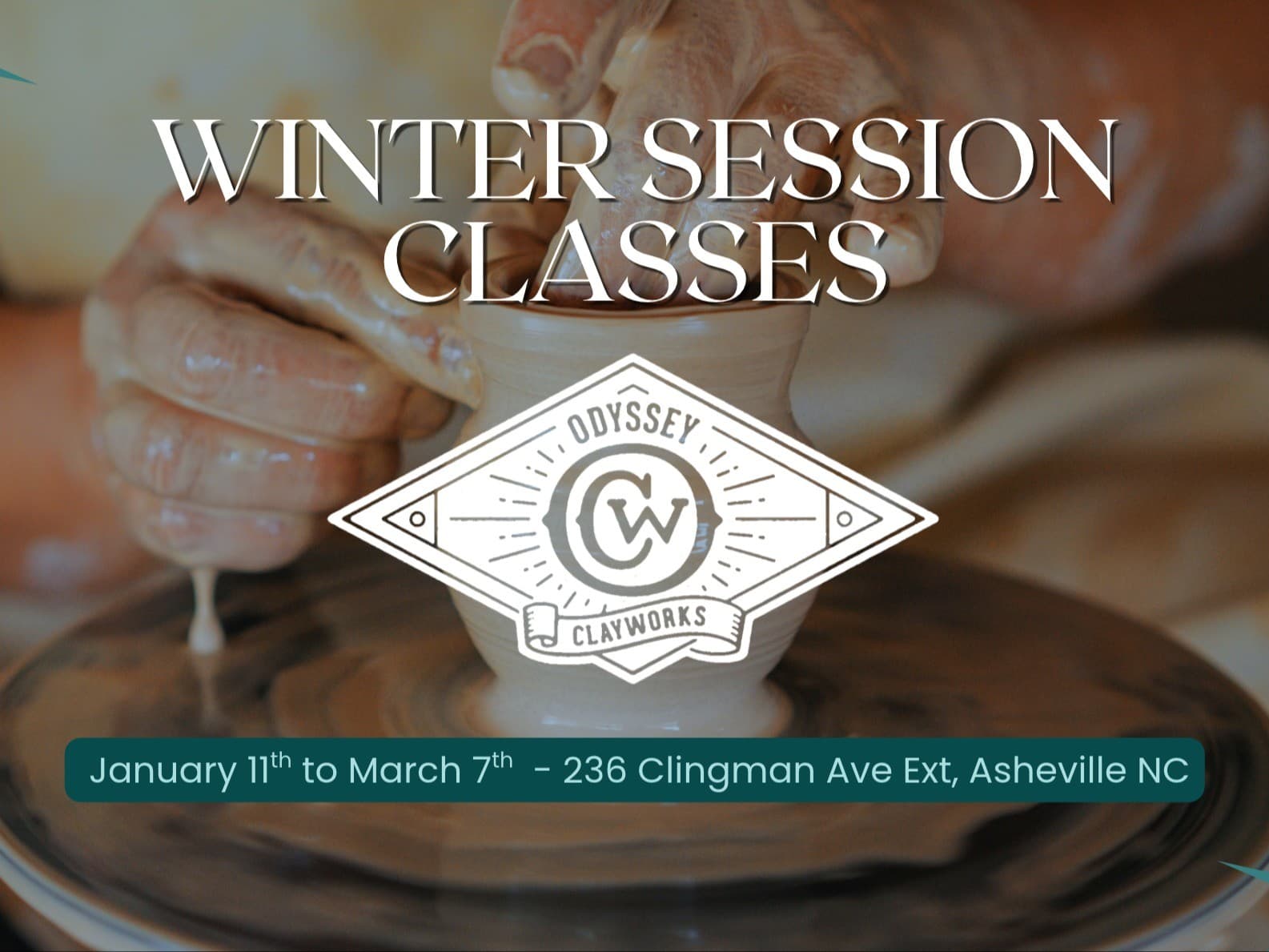 Winter Session Pottery Classes