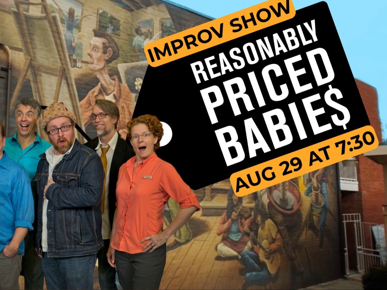 Live Comedy Improv Show: Reasonably Priced Babies