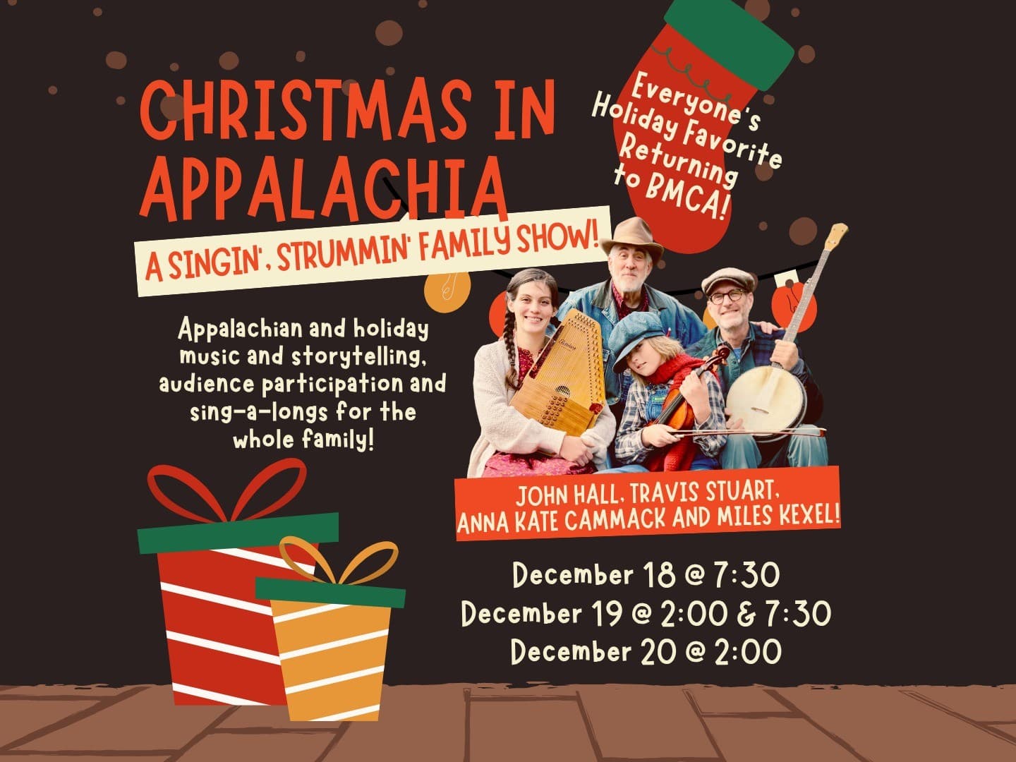 Christmas in Appalachia: Family Holiday Music & Storytelling Show