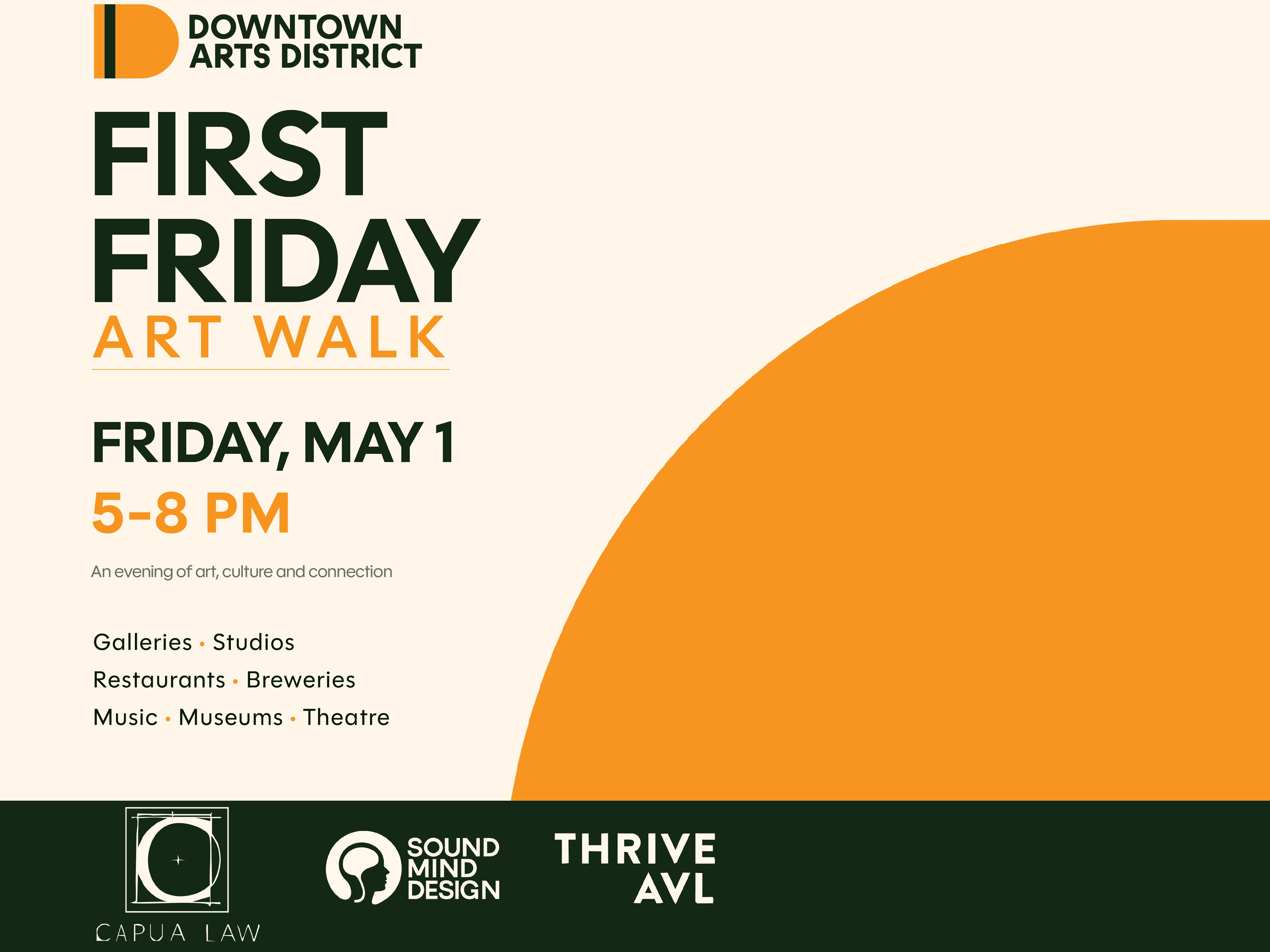 First Friday Art Walk Relaunch | Downtown Arts District
