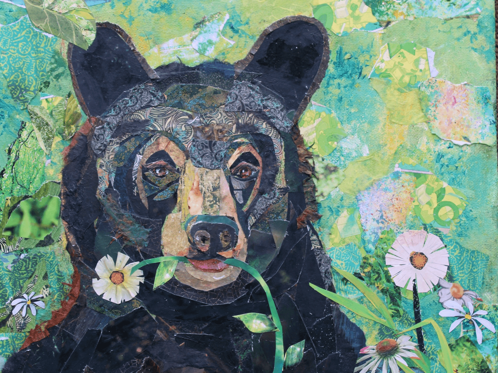 There's Bears in Them Thar' Hills - Collage with Li