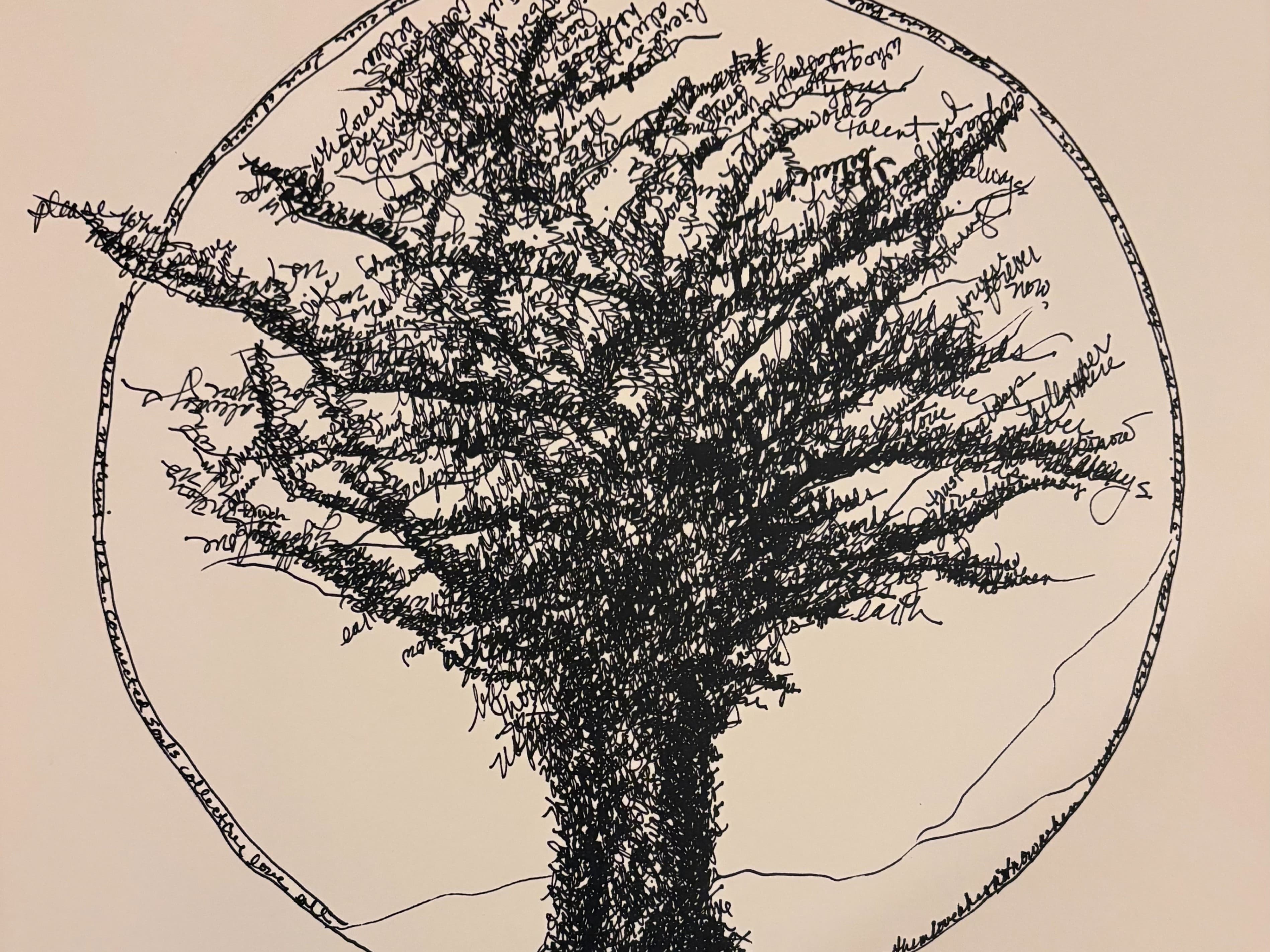 Images with Words (Shape Poems) - art class