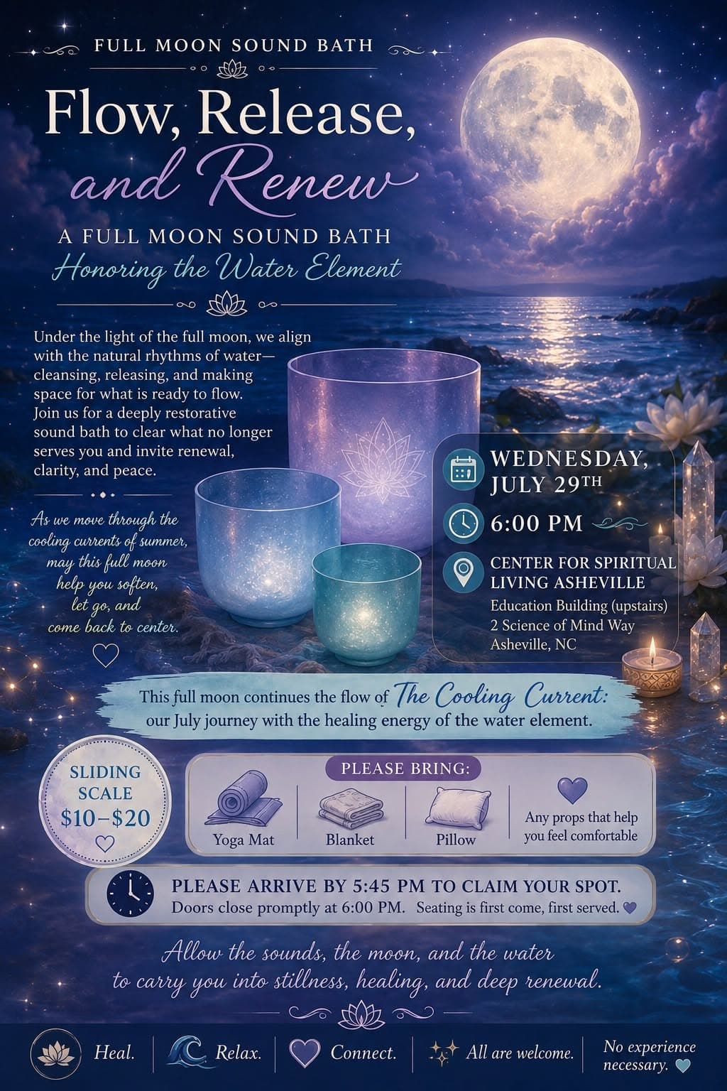 Full Moon Flow, Release, & Renew Sound Bath