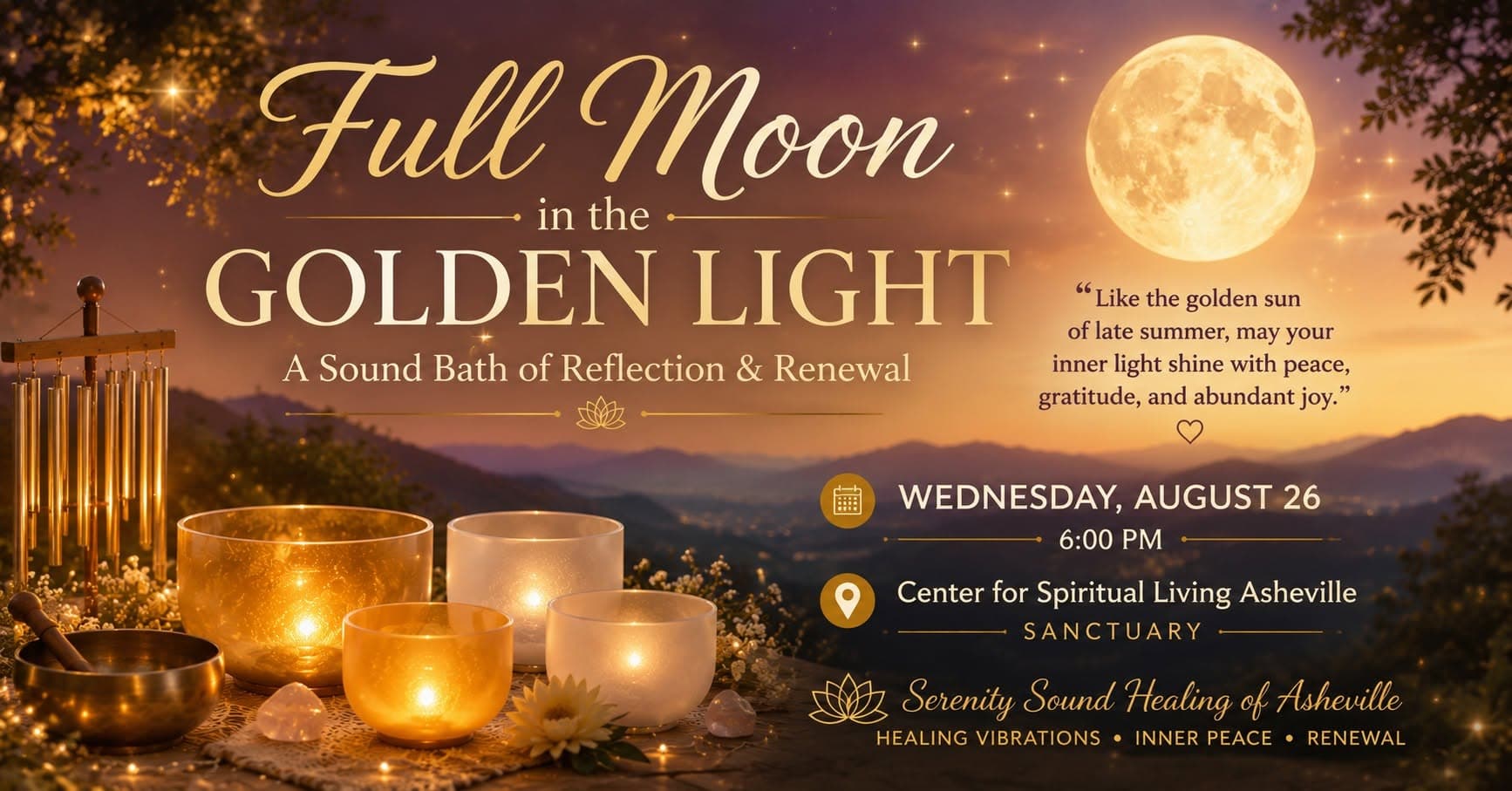 Full Moon Serenity Sound Bath