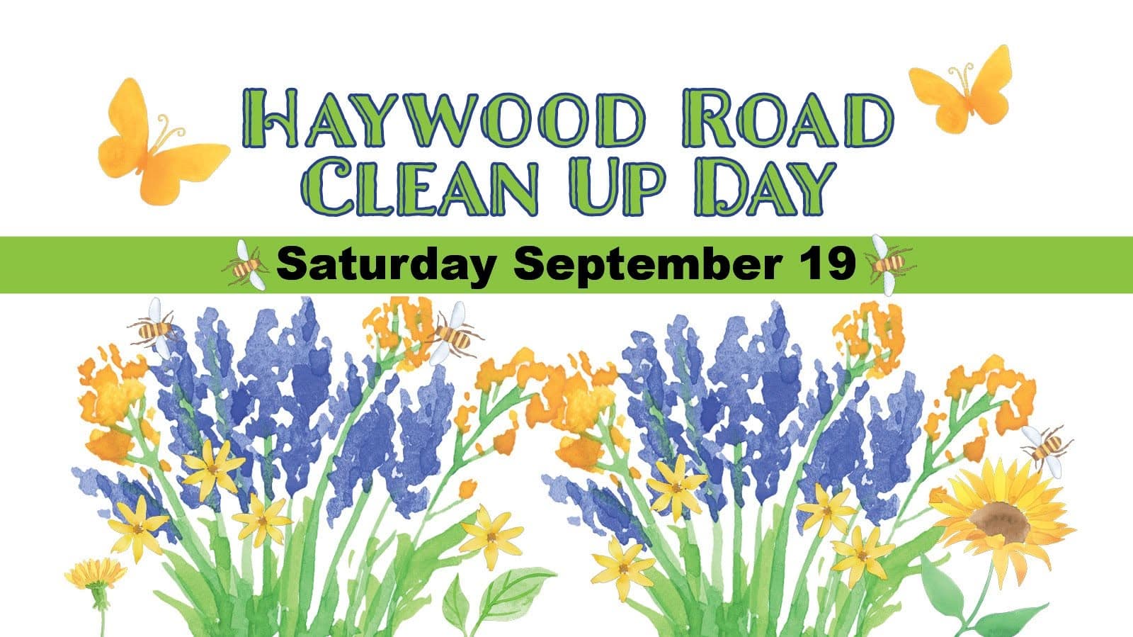 Haywood Road Clean Up Day