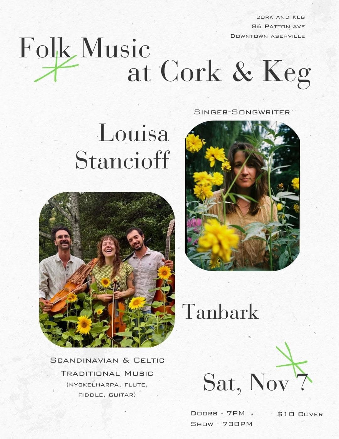 Louisa Stancioff / Tanbark at the Cork & Keg