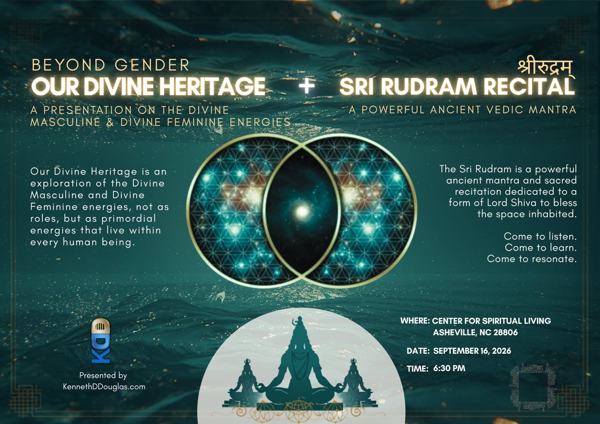 Our Divine Heritage Presentation and Sri Rudram Mantra Recital
