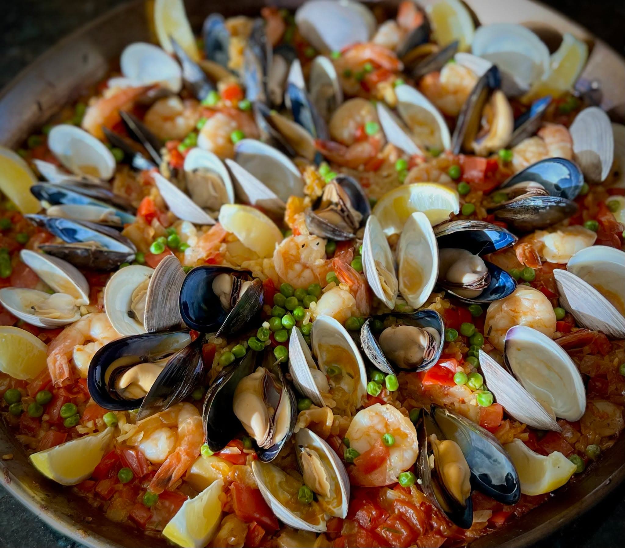 Seafood Paella at Jettie Rae's